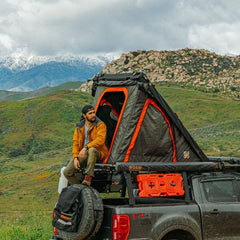 BA TENTS - PACKOUT™ Rooftop Tent (Universal Fit) - Black/Rhinotec Cover + Grey/Org Tent