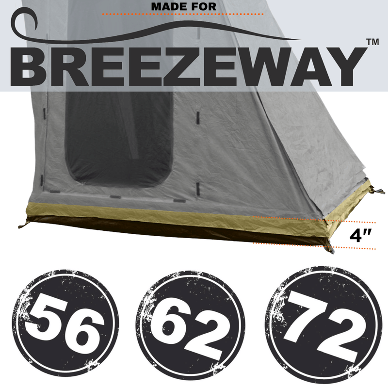 CO-Annex Extension 4 Inch Breezeway 72 Olive