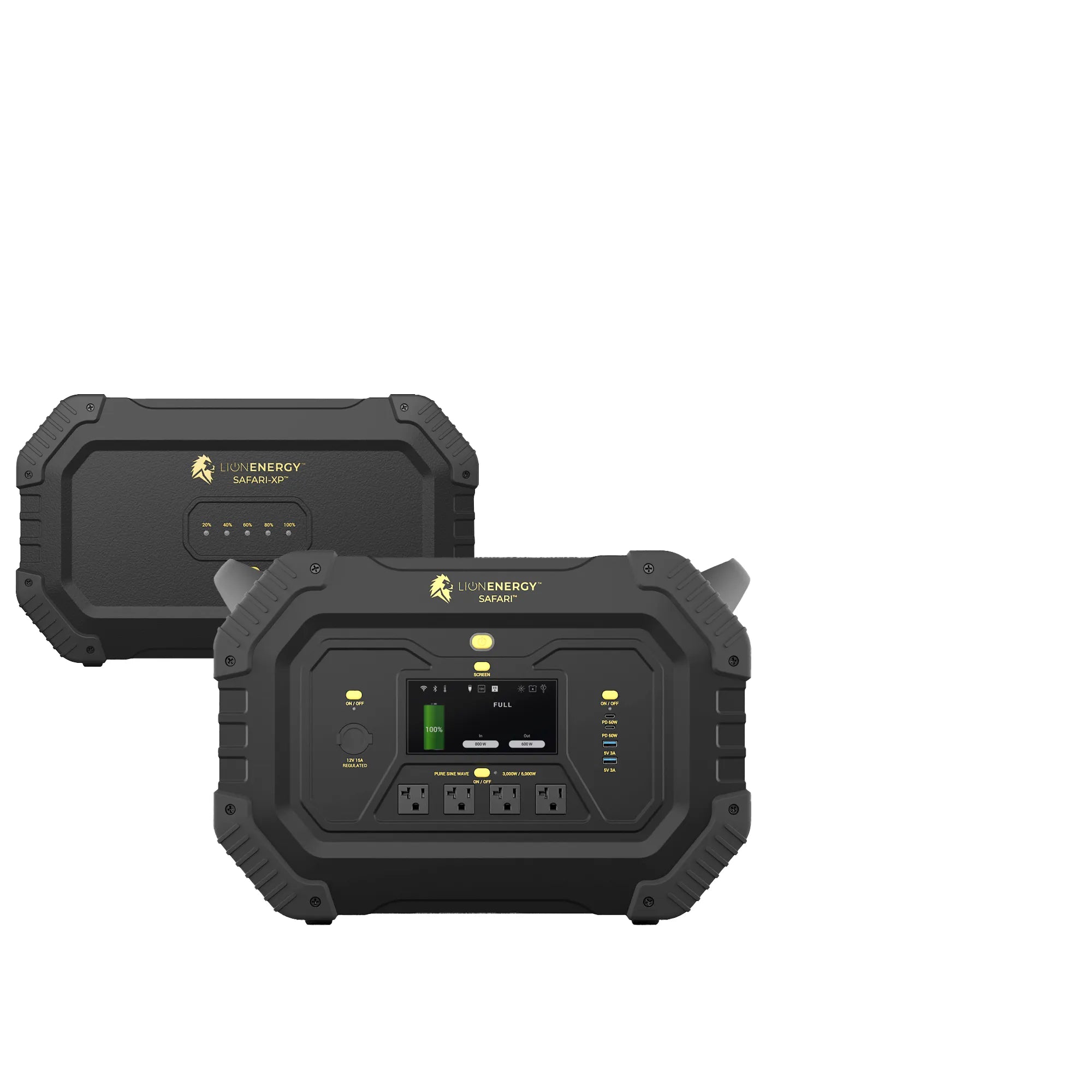 Safari+XP - Portable Power Station Bundle (3,000W, 4,300Wh, LiFePO4)