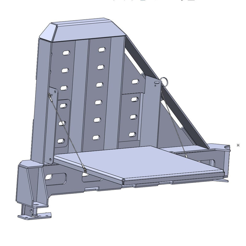 SWING OUT BUMPER FOLDING TABLE