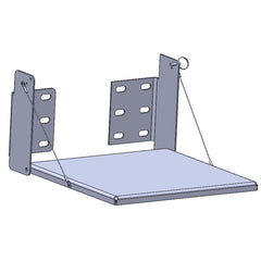 SWING OUT BUMPER FOLDING TABLE